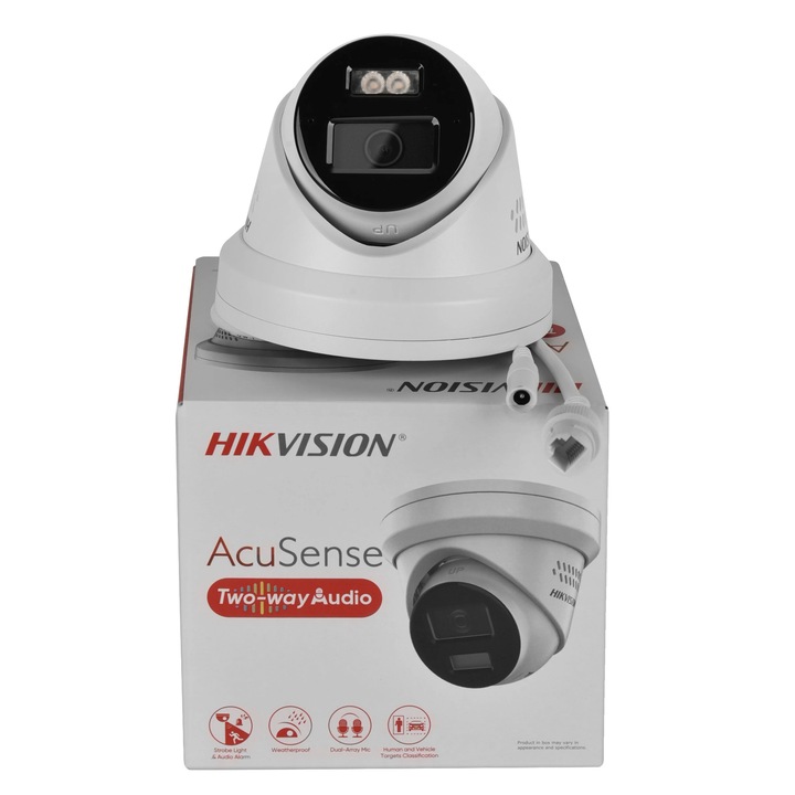 Camera IP, rezolutie 8MP, lumina hibrida inteligenta, DS-2CD2383G2-LI2U-SL, 2.8mm, Hikvision