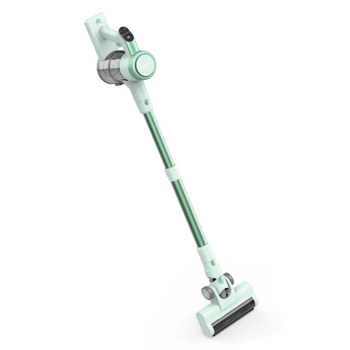 Aspirator robot, Denver, 2400mAh, Capacitate 0.2l, Alb