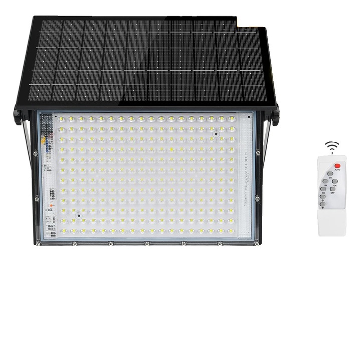 Reflector solar, senzor de miscare, impermeabil IP65, 216 LED-uri