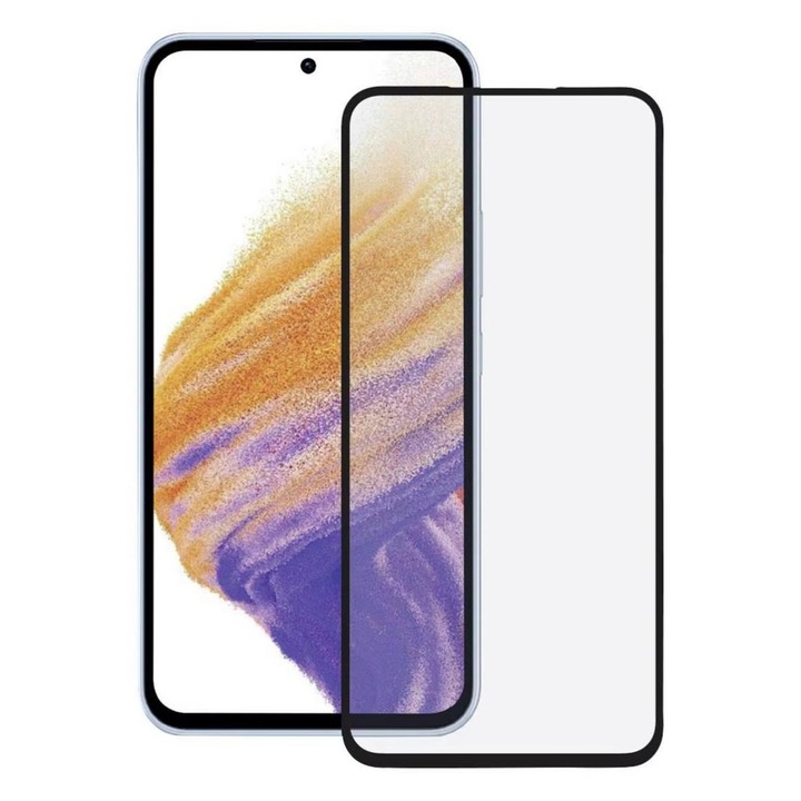 Folie sticla securizata, compatibila cu Xiaomi Redmi Note 14, Transparenta, Full Cover