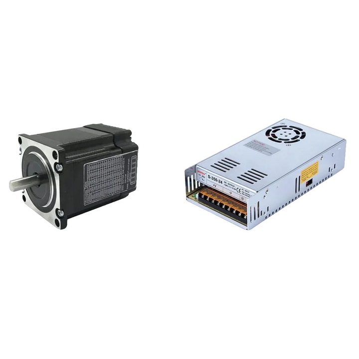 Kit motor pas cu pas, 0.4Nm, 5 axe, 3000 RPM, 5mm/8mm