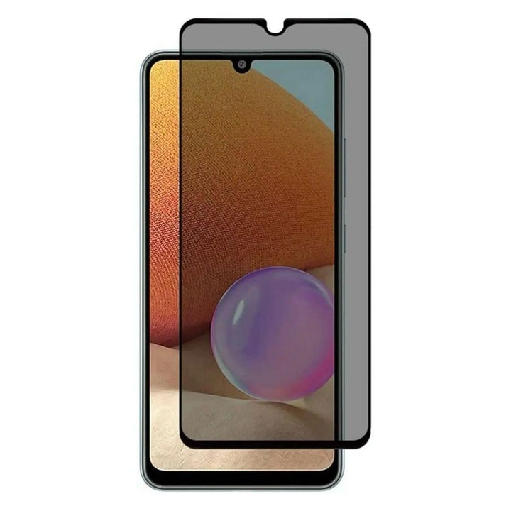 Folie din sticla securizata PRIVACY, compatibila cu Samsung Galaxy A34, Full Glue