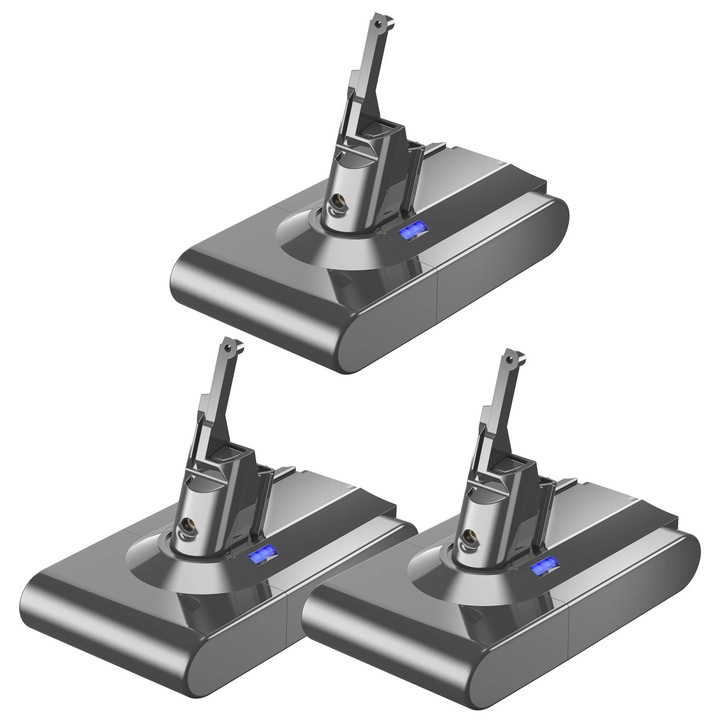 Baterie de înlocuire pentru aspirator Dyson V8, 6800mAh, reîncărcabilă, litiu, 21.6V