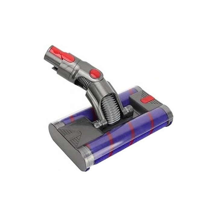 Perie dubla pentru aspirator BISANTI, compatibila cu V7, V8, V10, V11, V15, pentru pardoseli dure, cu mop din microfibra, 16,2V, 28W