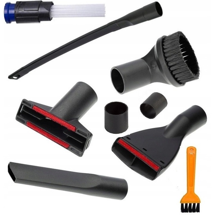 Set accesorii aspirator Karcher, 7 piese, 35mm, negru