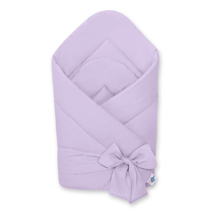 Бебешко одеяло My Sweet Baby, памук, лилаво, 77x77 см