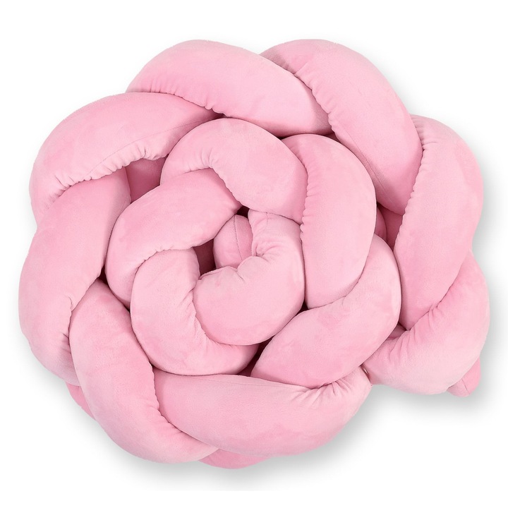 Protectie patut 180cm, My Sweet Baby, roz, 100% poliester