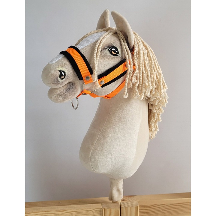 Регулируем кантар за кон, Супер Хоби Кон А3, неон, с черна козинка, 1,5см