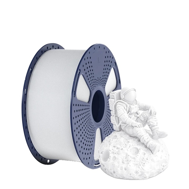 Filament 3D PLA Alb, 1.75mm, 3kg