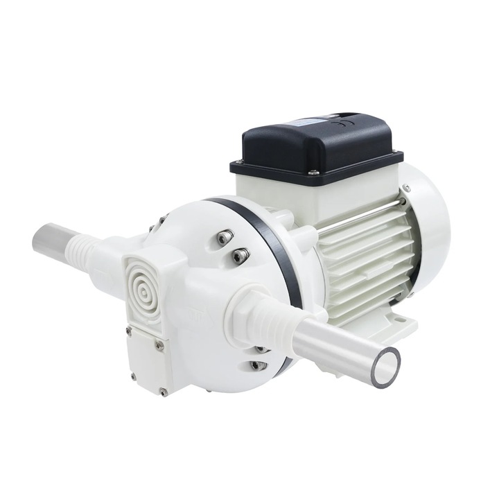 Pompa cu membrana, 220V autoamorsanta, debit 0–40 l/min, 330W presiune inalta, stecher UE, pentru irigatii/constructii, alb