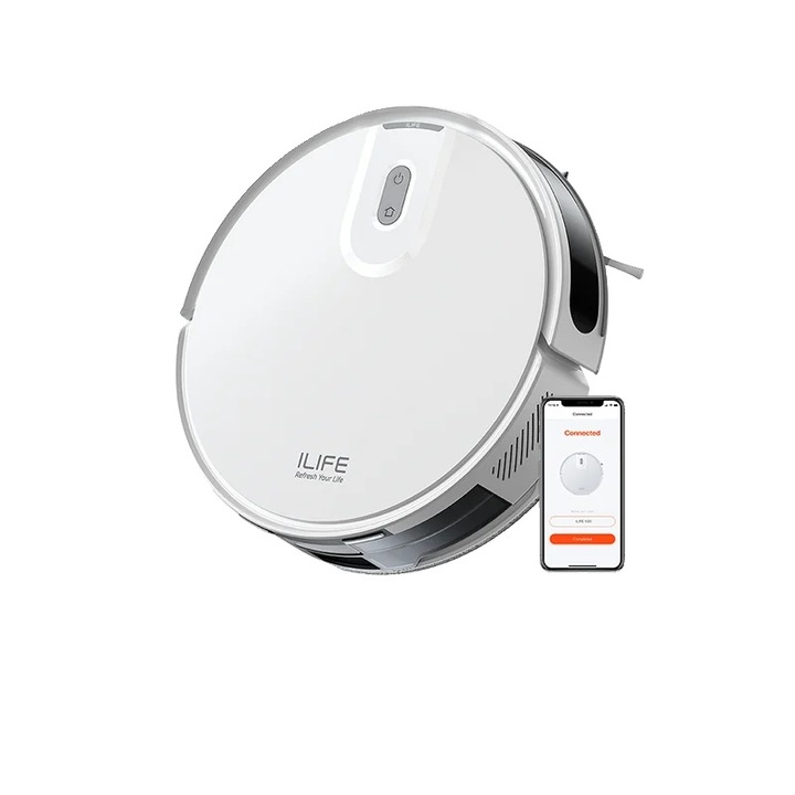 Роботизирана прахосмукачка, всмукателна мощност 5000Pa, литиево-йонна батерия, интелигентна навигация, ILIFE V20, EU