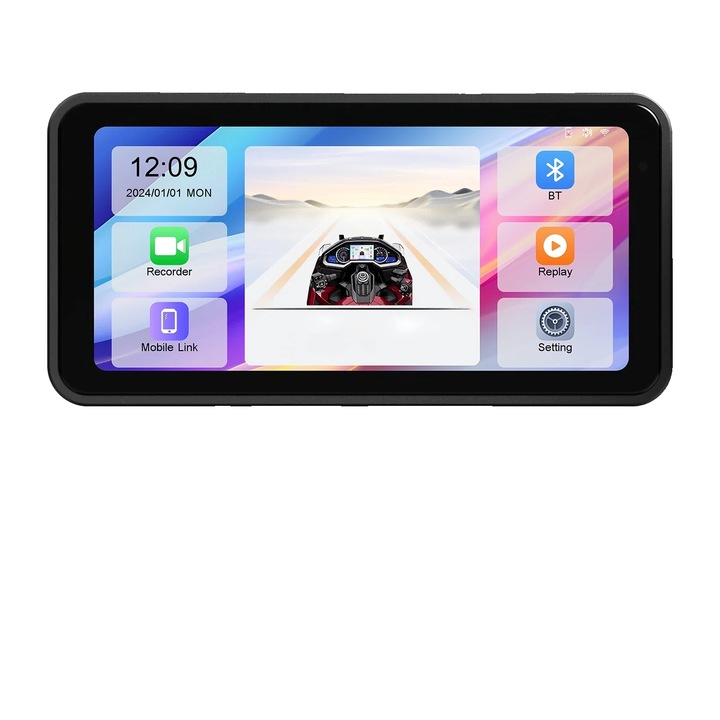 Camera auto DVR, HD 1080P, impermeabil IPX7, suport WiFi 2.4/5G, 6.25 inch