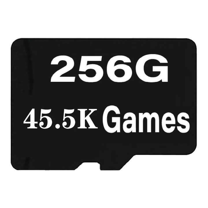 256 GB-os TF memóriakártya, ANBERNIC RG557 kompatibilis, 160 játékkal