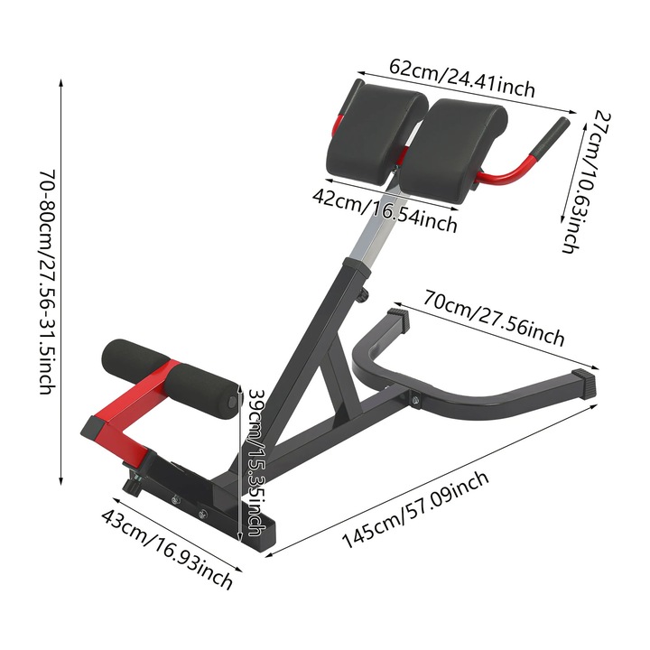 Banca de exercitii multifunctionala, constructie din otel rezistent, design modern, compatibila pentru acasa si sala de sport