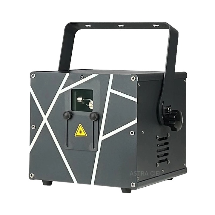 Лазерна светлина, 5W, ъгъл на сканиране до 60, множество режими на управление, 20x18x17см, комплект