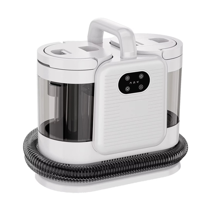 Aparat de curățat cu abur, 1650W, 15KPa, fără sac, filtru HEPA, display LCD, stecher UE