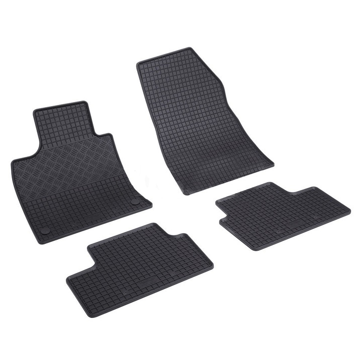 Set 4 covorase Renault Clio Hb/Grantour V 2019-prezent, din cauciuc 100%, compatibile cu autoturismul RENAULT Clio