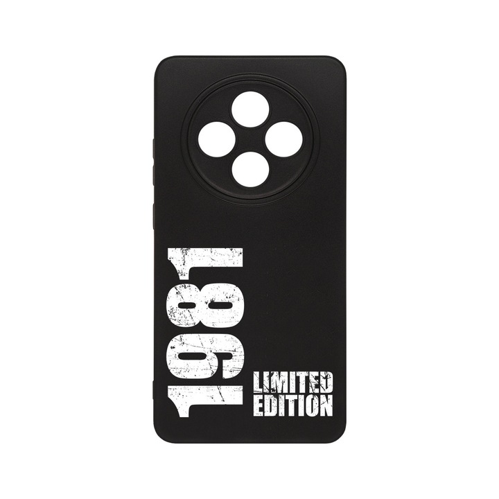 BestCase® Husa Slim Silicon pentru Xiaomi Redmi 14C / Redmi A4 / Poco C75, Limited Edition 1981, 2022874 B 1956