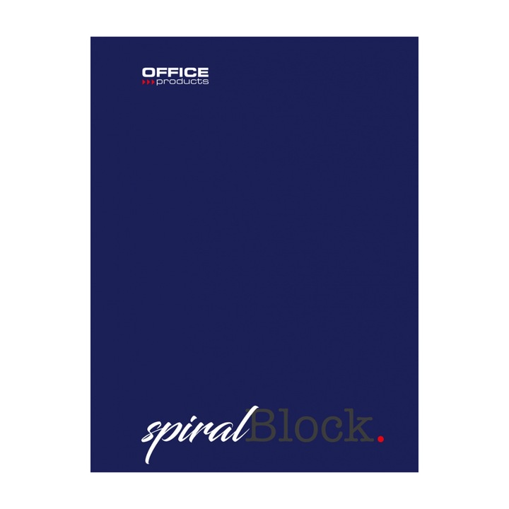 Spirálfüzet, A5, 80 lap - 70g/nm, karton borítóval, kék, irodaszerek - Dictando