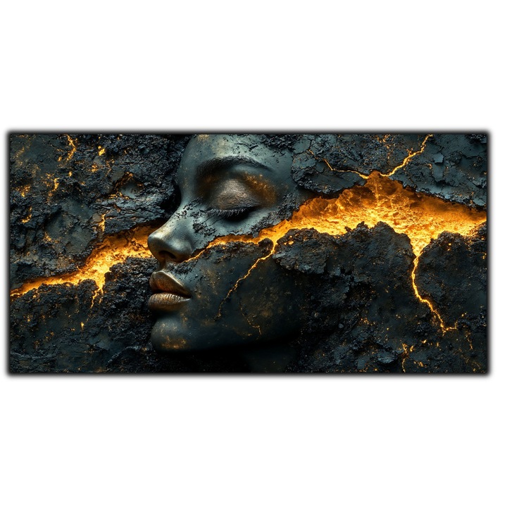 Tablou Sticla - 120x60 cm - „The Uncollection” No09 - Tablou Modern pt Living Elegant