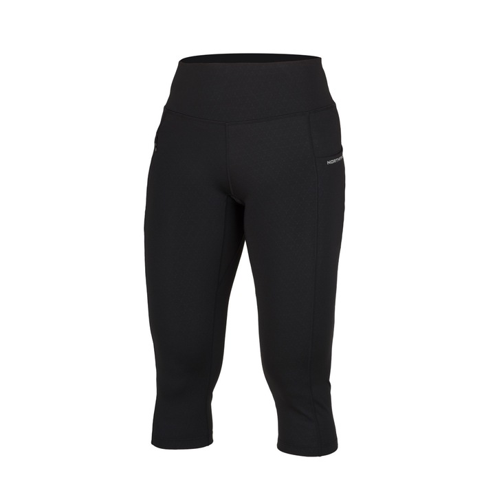 Colanti elastici 3/4 femei Terra S blackprint