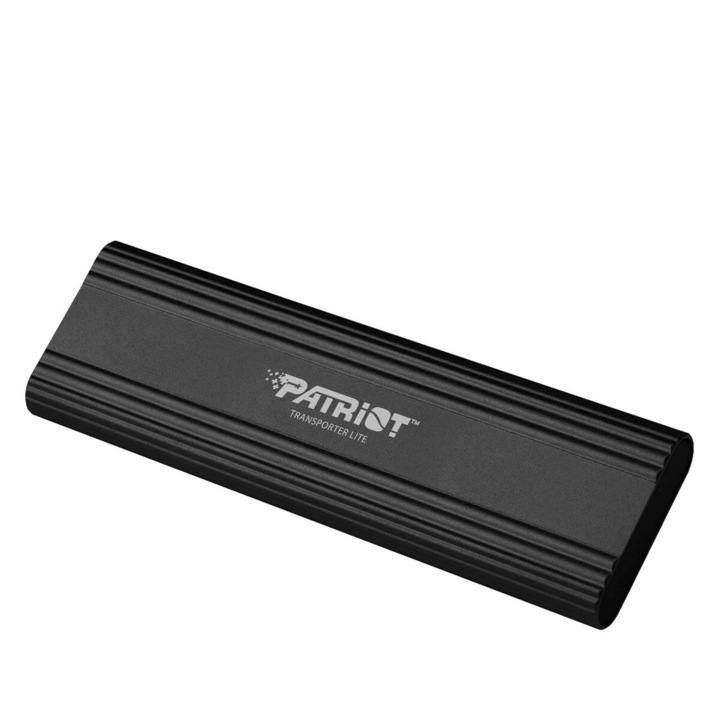 Външен твърд диск Patriot 4TB, USB-C, 1000 MB/s, черен