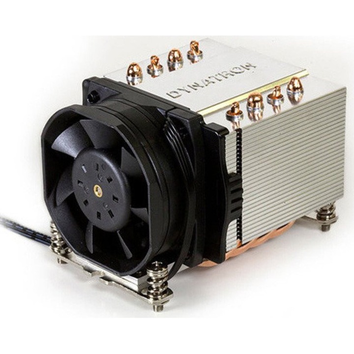 Dynatron A-24 CPU hűtő, 4 hőcső, 4 tűs PWM, 67x78x107mm, 400g