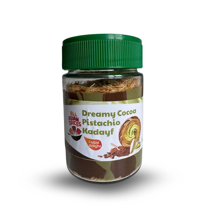 Crema de fistic 45% cu cacao si kataif-Dubai- All Asian Spices 275 gr