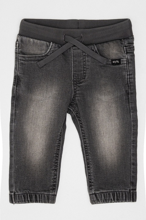 Mayoral, Koptatott hatású farmer bermudanadrág, Sötétszürke