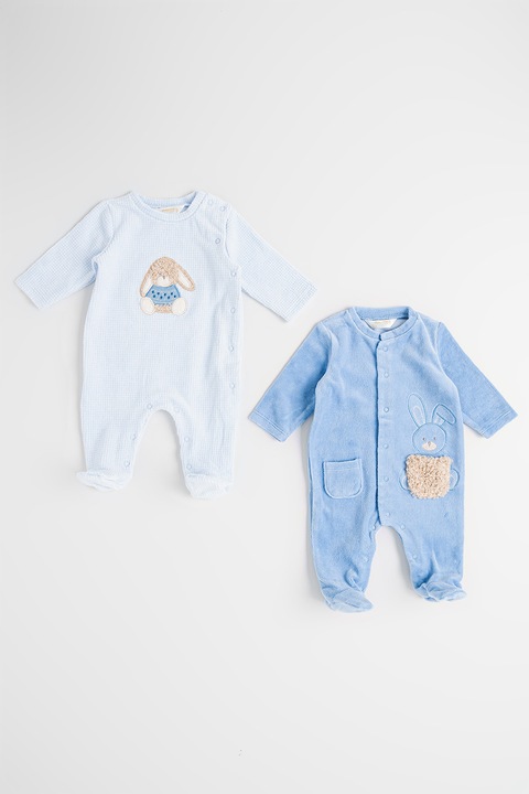 Mayoral, Set de salopete de pijama din plus - 2 piese, Albastru