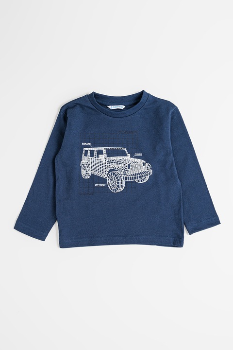 Mayoral, Bluza cu imprimeu grafic, Bleumarin