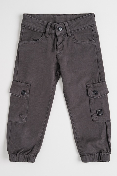Mayoral, Farmernadrág cargo zsebekkel, Antracitszürke, 122 CM