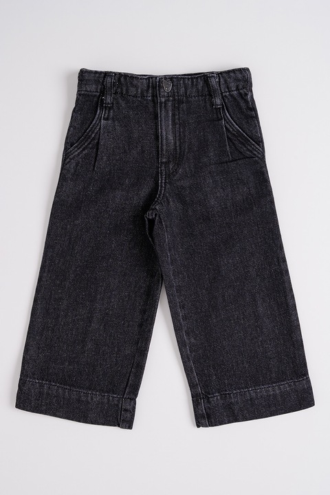 Mayoral, Bő szárú farmernadrág, Koptatott fekete