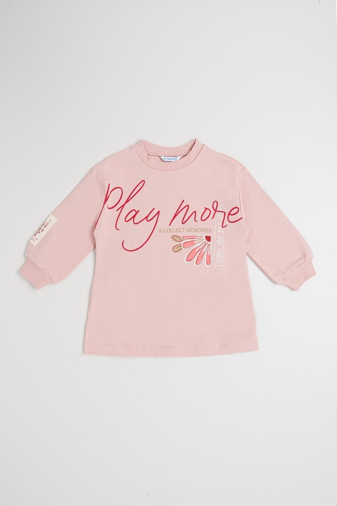 Mayoral, Pulóverruha feliratos mintával, Púderrózsaszín