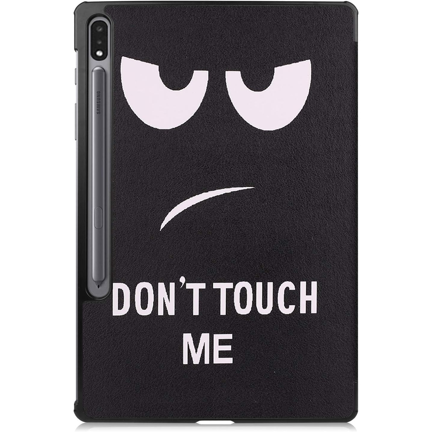 Husa Slim Sigloo, Smart Cover, Trifold, pentru Lenovo Tab P11 Pro( 2nd Gen), (TB-132FU/TB-138FU), 11.2", Don't Touch Me