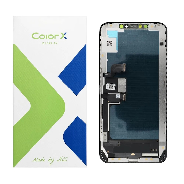 Display cu touchscreen NCC ColorX, usor de montat, pentru iPhone Xs Max, Incell, HD+