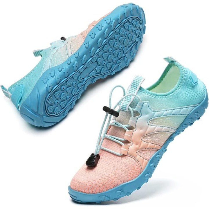 Pantofi confortabili de apa, elastici, maleabili, cu talpa antialunecare, bleu 42