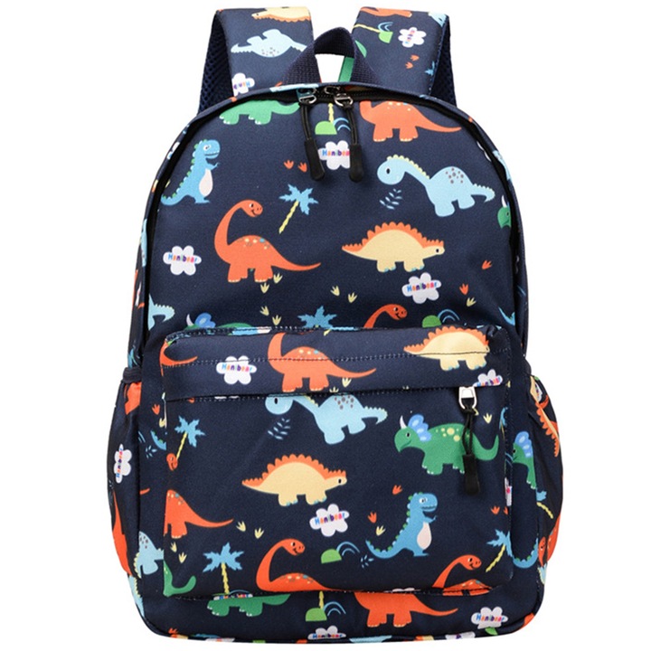 Детска раница за детска градина AYSTOAYS®, Ергономична за деца - Ултра лека, Защита на гърба и дишаща, Лека и устойчива на износване, 33x23x10см, Тъмно синьо