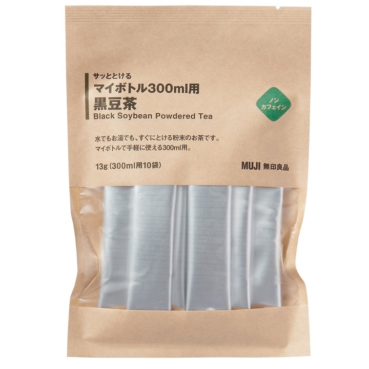 Muji Instant Tea Por - Fekete Szójabab Tea 1.3gx10db