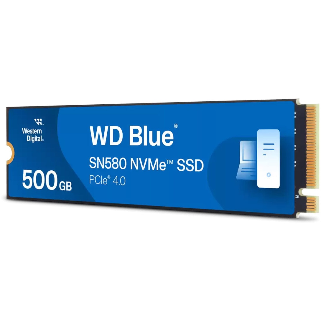 新品 WD Blue SN580 1TB NVMe SSD M.2 2280 Solid State Drive (SSD) Western Digital WD Blue, SN580, 500GB