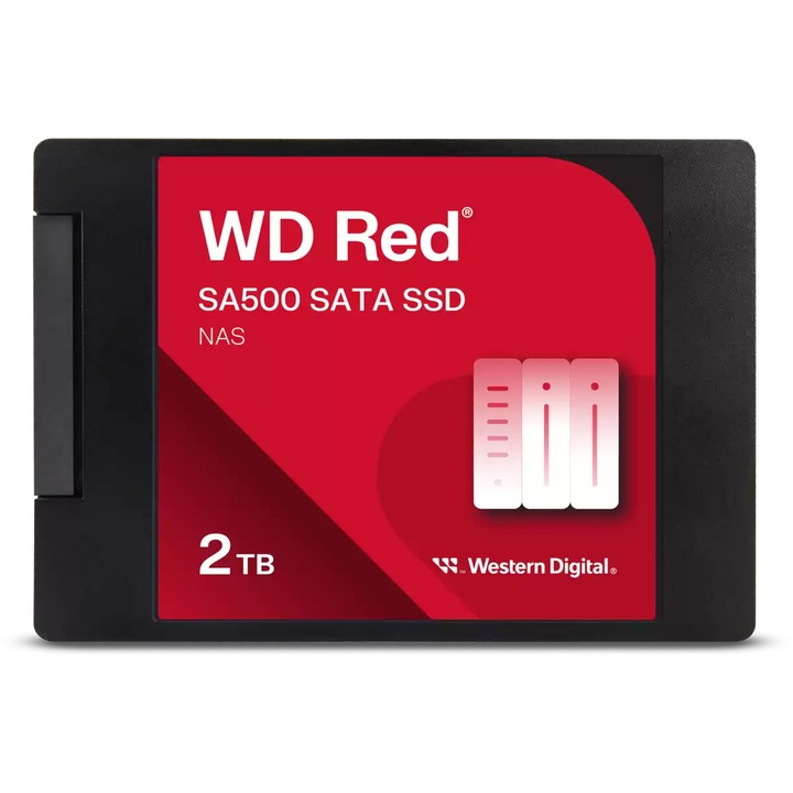 Solid State Drive (SSD) Western Digital Red NAS, SA500, 2TB, SATA