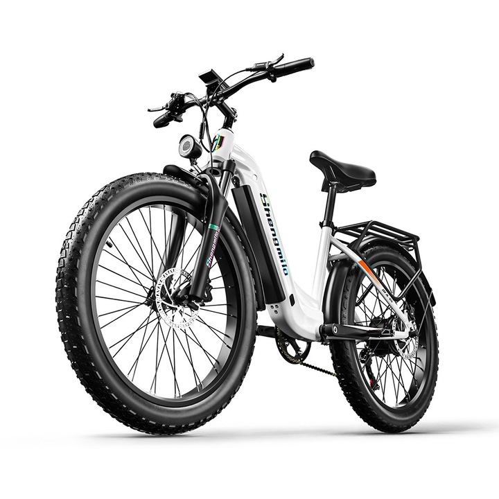 Bicicleta Electrica Pentru Adulti Shengmilo MX06, 500W, Bicicleta Electrica De Munte Pentru Barbati, 48V17.5AH, Baterie Pentru Bicicleta Electrica, Anvelope Groase De 26"