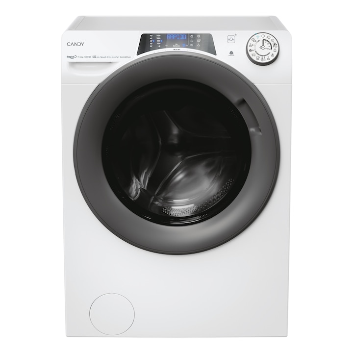 Candy RPW 4966BWR8-S Elöltöltős mosó- és szárítógép - 9 Kg, 1400 Fordulat/perc, A Energiaosztály