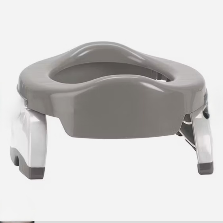 Olita de calatorie Kalencom Potette Plus, igienica, usor de utilizat, argintie, set cu 3 pungi de unica folosinta