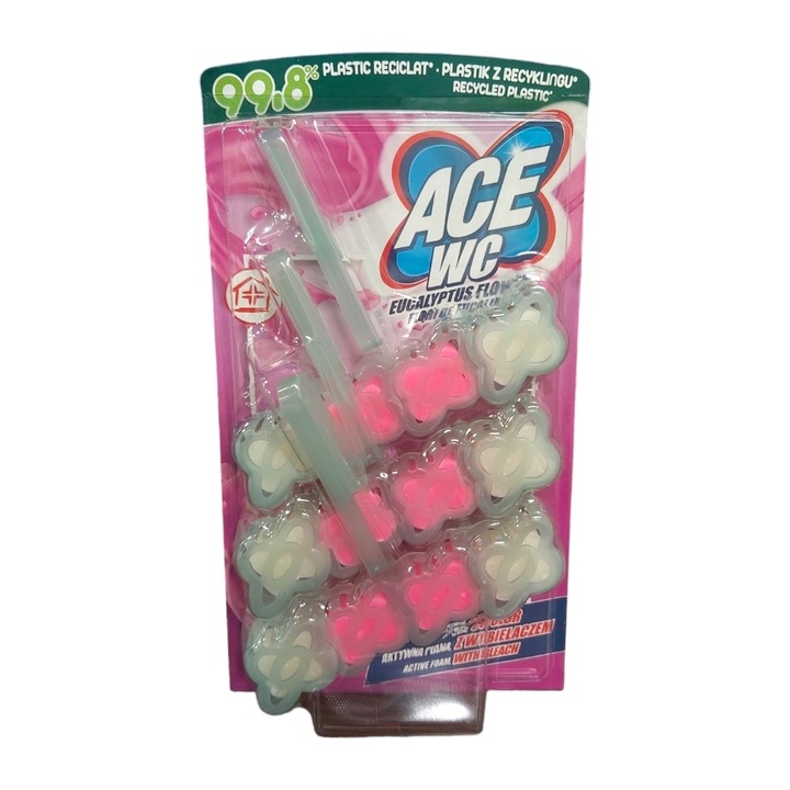 Odorizant toaleta Ace Flori Eucalipt, 3x48 g