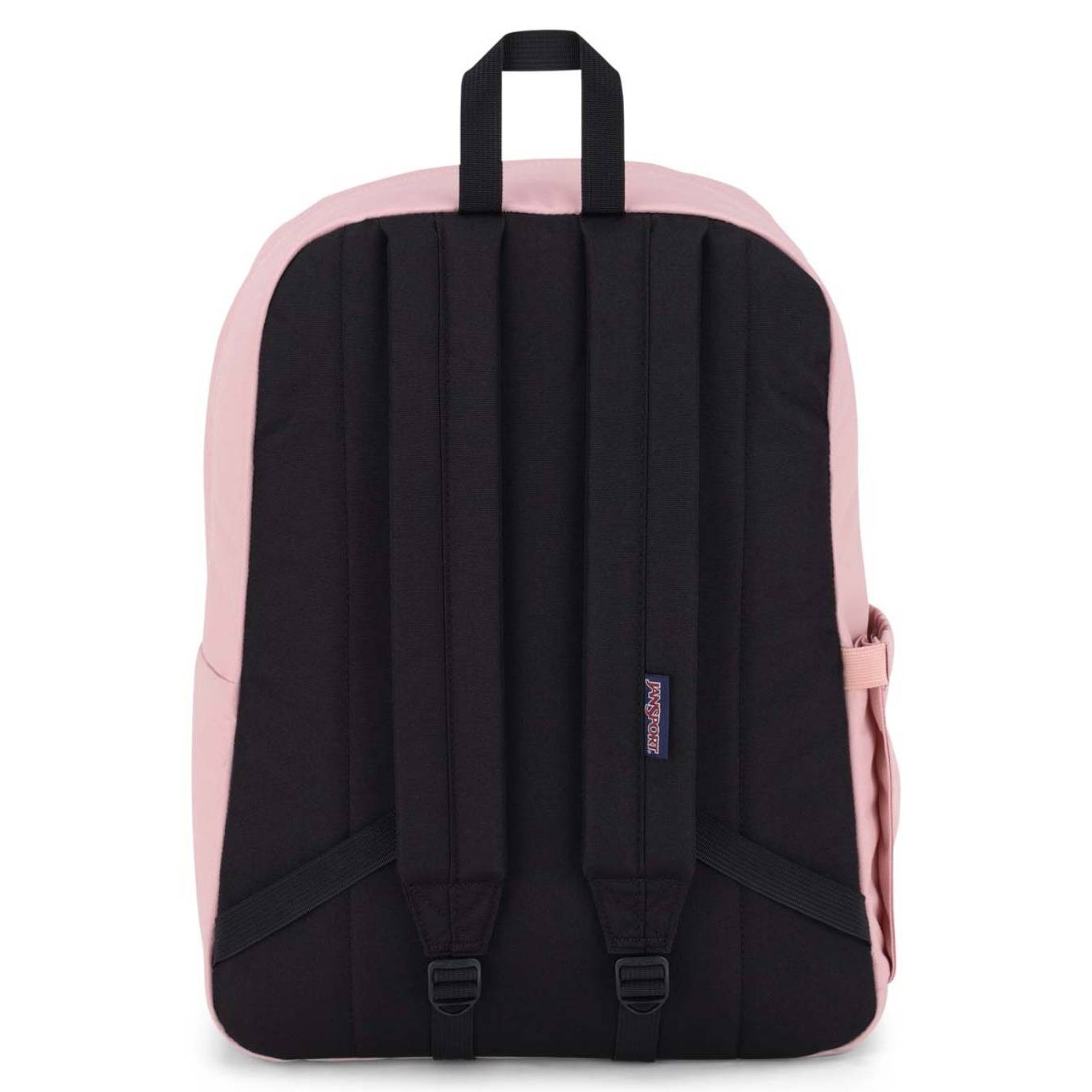 Rucsac laptop JanSport, SuperBreak Plus, roz, compartiment 15", buzunar lateral pentru sticla de apa