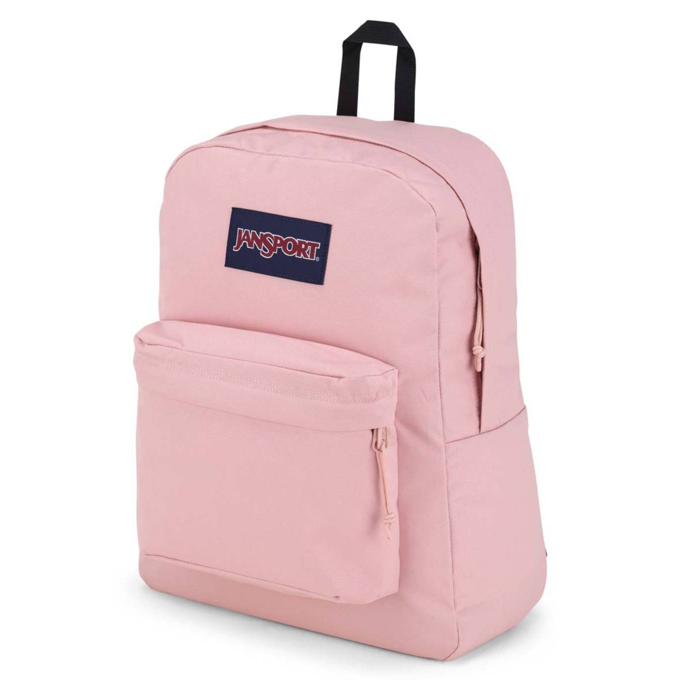 Rucsac laptop JanSport, SuperBreak Plus, roz, compartiment 15", buzunar lateral pentru sticla de apa