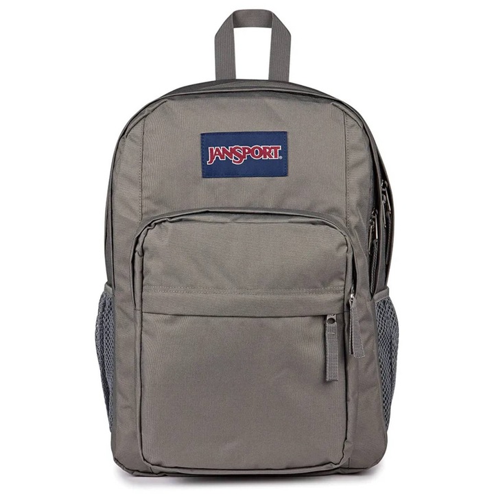 Rucsac laptop, JanSport Big Day Pack, capacitate 34l, compartiment 15", gri grafit, dimensiuni 43,5x19x32,5cm