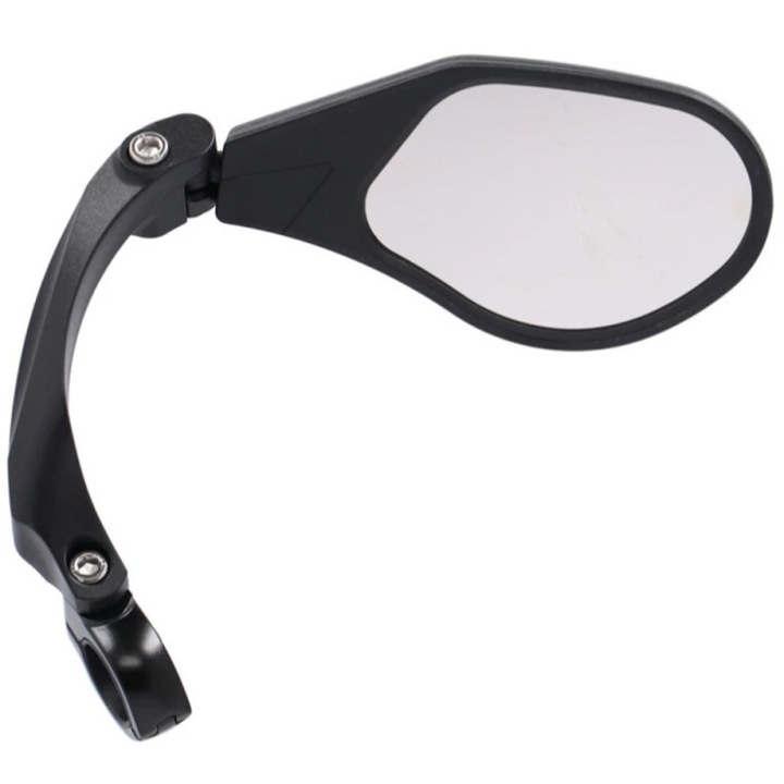 Oglinda bicicleta XLC MR-K11, 3D, 180° pliabila, 360° rotativa, 21-26 mm