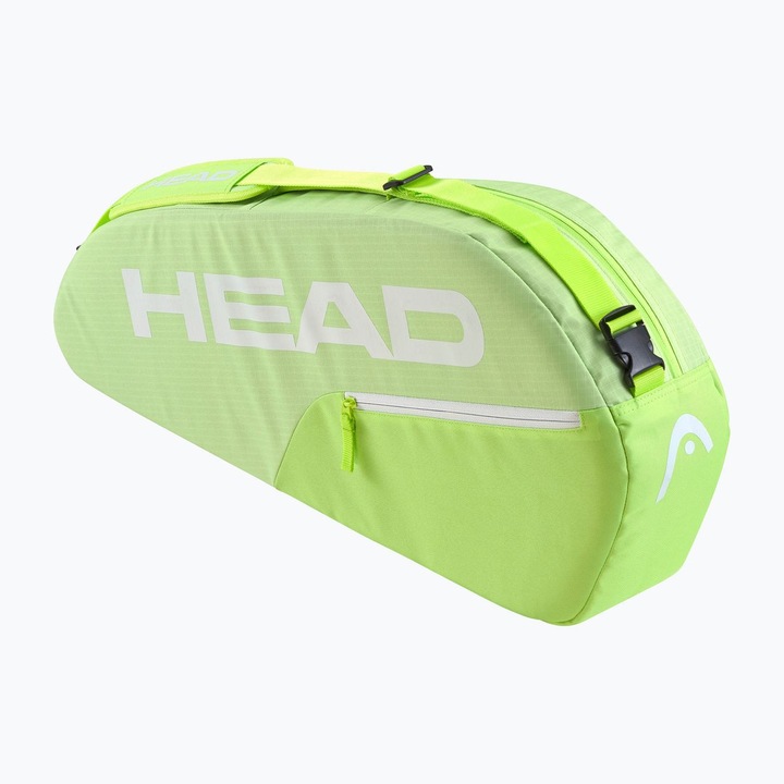 HEAD Base Racquet Bag S teniszütő táska, zöld, 76x32x9cm, 16L kapacitás, 3 ütőhöz